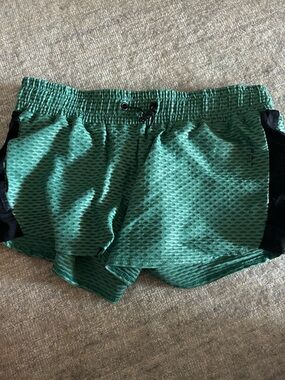 Koral Teal Mesh Athletic Shorts with Black Trim- ACCEPTING OFFERS